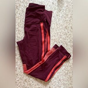 Lululemon Mesh Zip Up Leggings